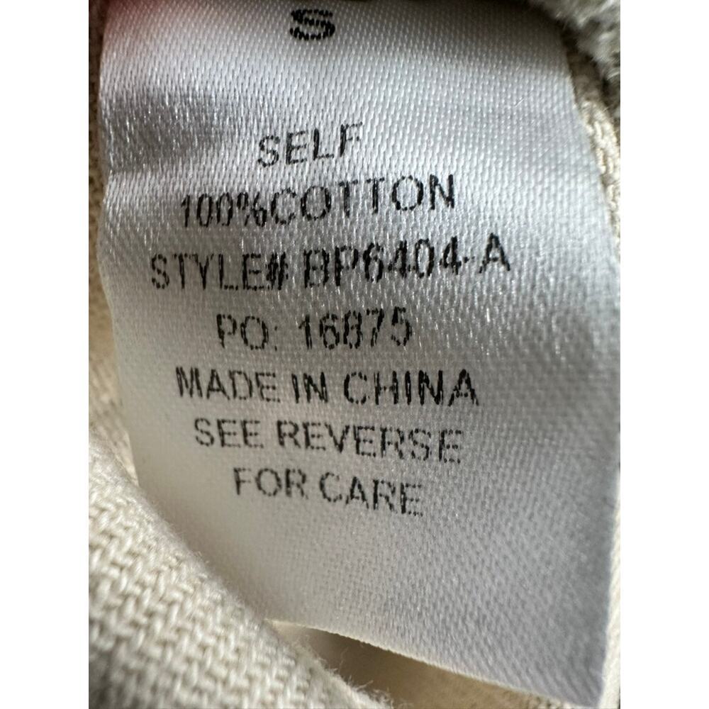 Baevely – Checkerboard Patchwork Denim Pants – Small - Picture 3 of 4